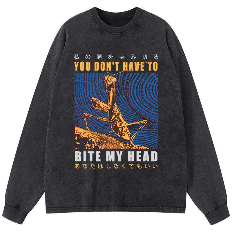 Tokyo-Tiger You Don't Have To Washed Long Sleeve T-Shirt