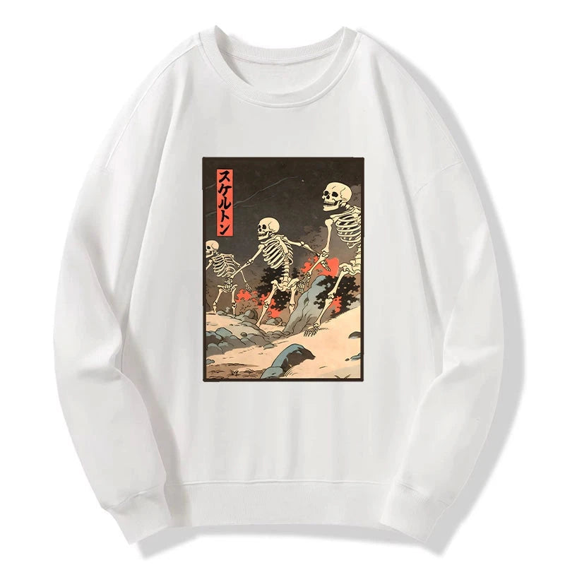 Tokyo-Tiger Japanese Rising Skeletons Sweatshirt Sale