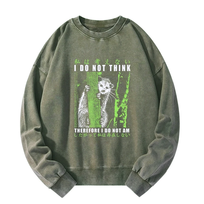 Tokyo-Tiger Stupid Possum Japan Washed Sweatshirt