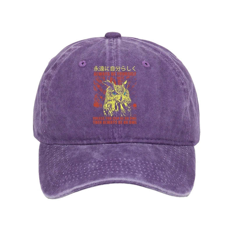 Tokyo-Tiger Always Be Yourself Japanese Washed Cap