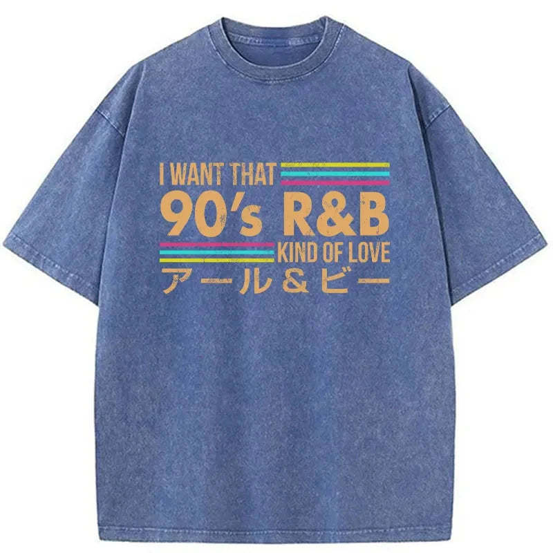 Tokyo-Tiger 90'S R&B Japanese Washed T-Shirt-tokyo-tiger