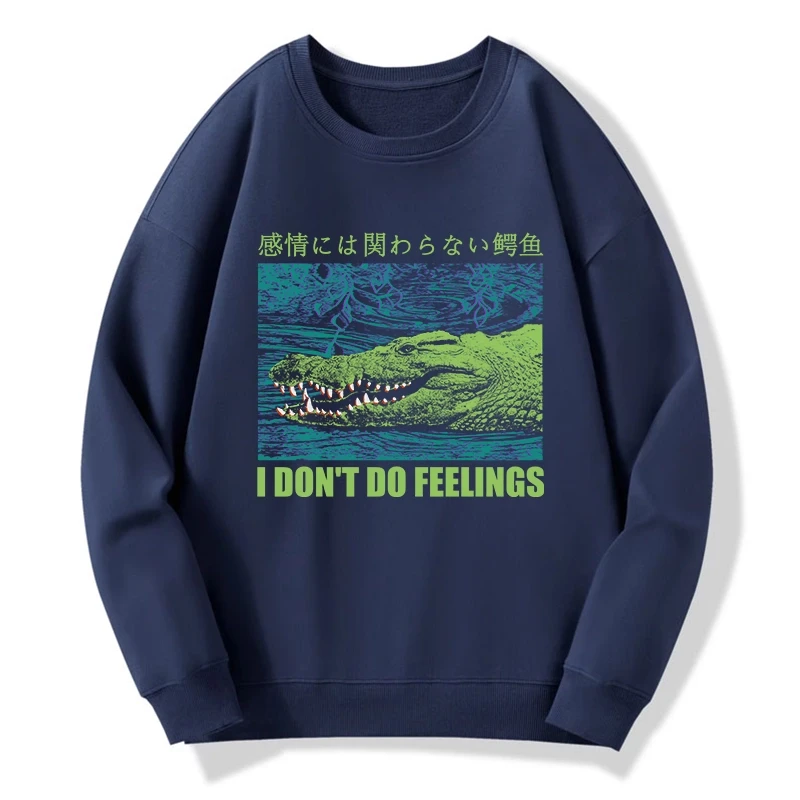 Tokyo-Tiger An Emotionless Crocodile Sweatshirt