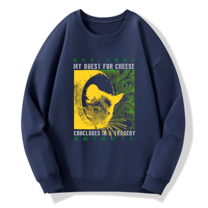 Tokyo-Tiger Mouse Has A Passion For Cheese Sweatshirt