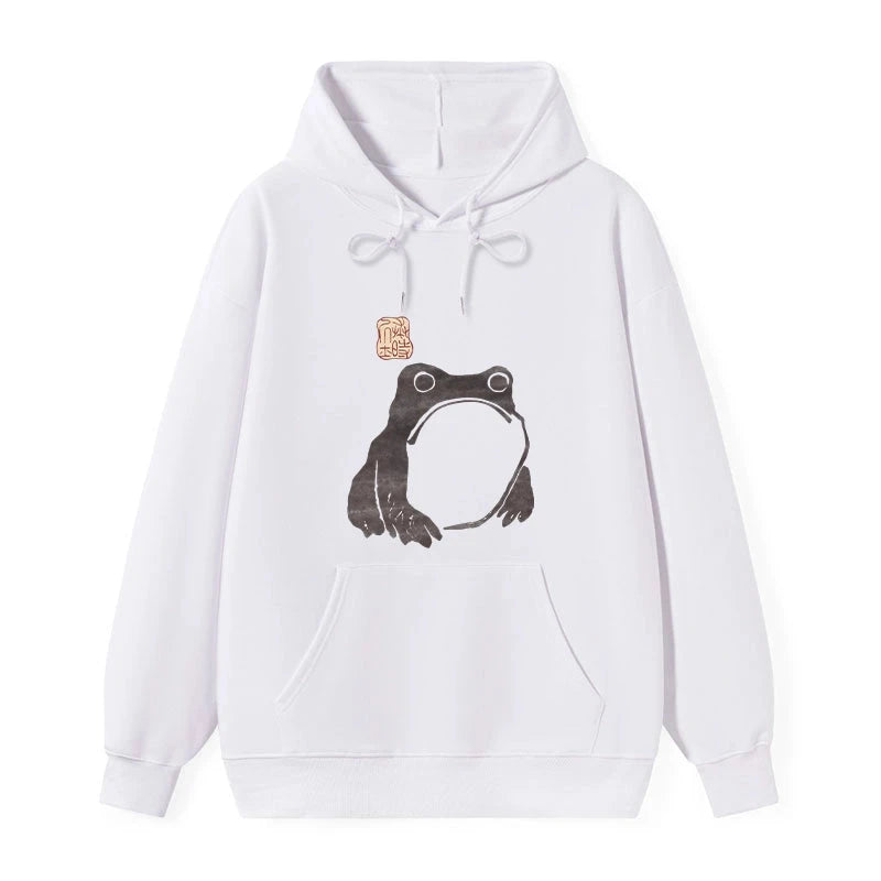 Tokyo-Tiger Matsumoto Hoji Woodblock Print Frog Classic Hoodie
