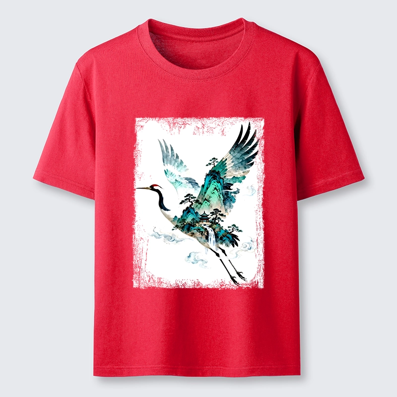 Tokyo-Tiger Mountain Crane Spirit Classic T-Shirt