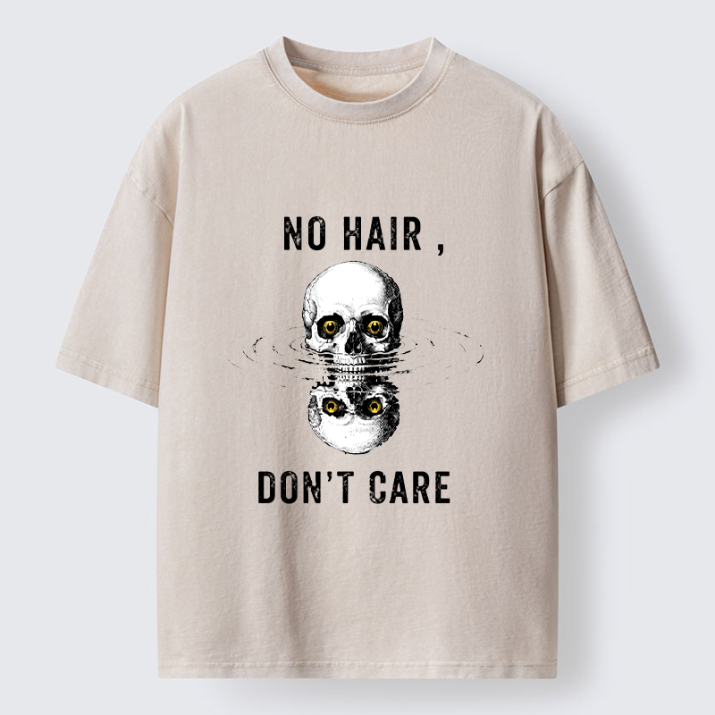Tokyo-Tiger Skull Water Reflection Washed T-Shirt
