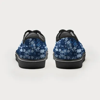 Tokyo-Tiger Midnight Blossoms Canvas Shoes