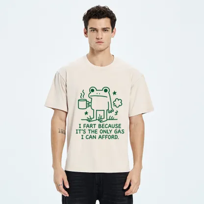 Tokyo-Tiger Funny Cute Frog Gas Meme Washed T-Shirt