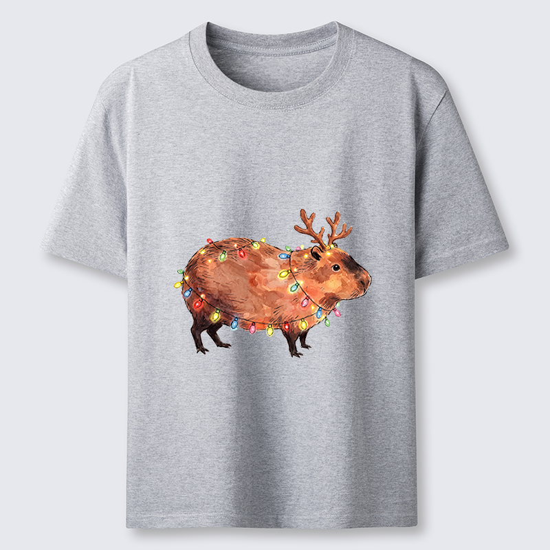 Tokyo-Tiger Christmas Capybara Glow Classic T-Shirt