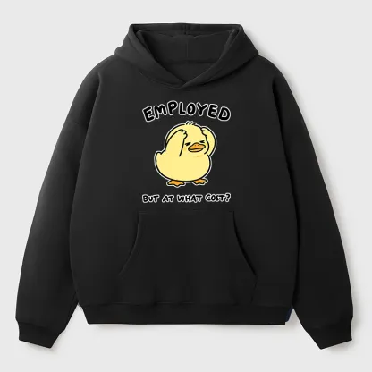 Tokyo‑Tiger Funny Work Duck Adult Fleece Hoodie