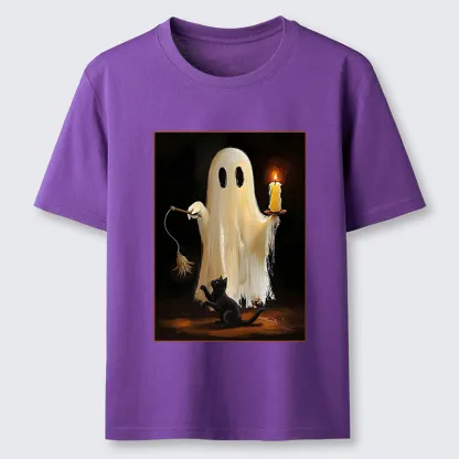 Tokyo-Tiger Ghost Cat Halloween Art Classic T-Shirt