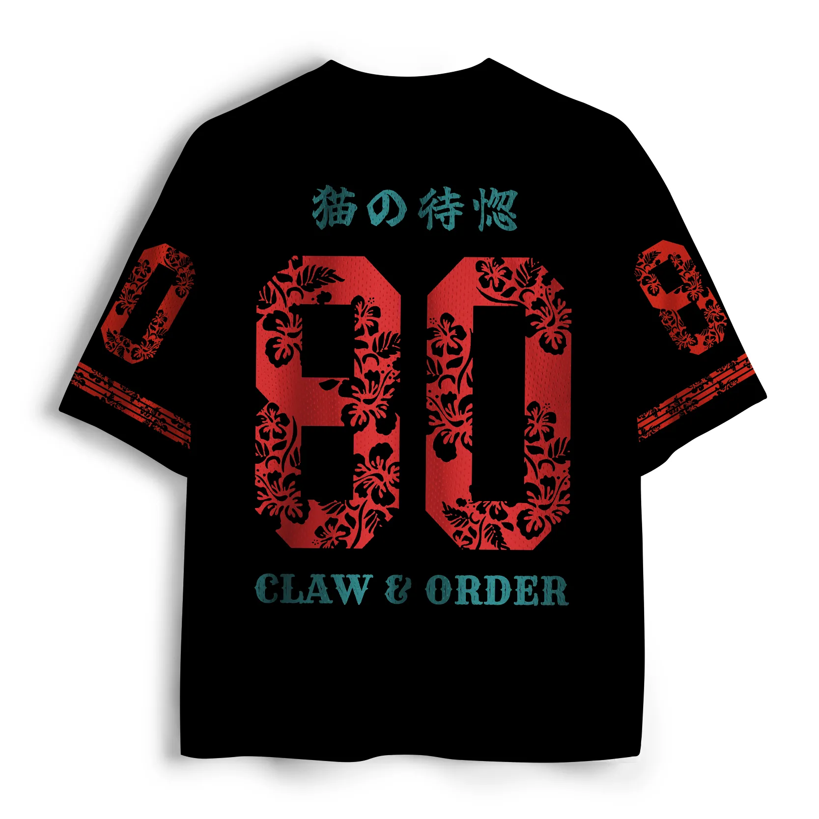 Tokyo-Tiger Samurai Cat Warrior Mesh Jersey