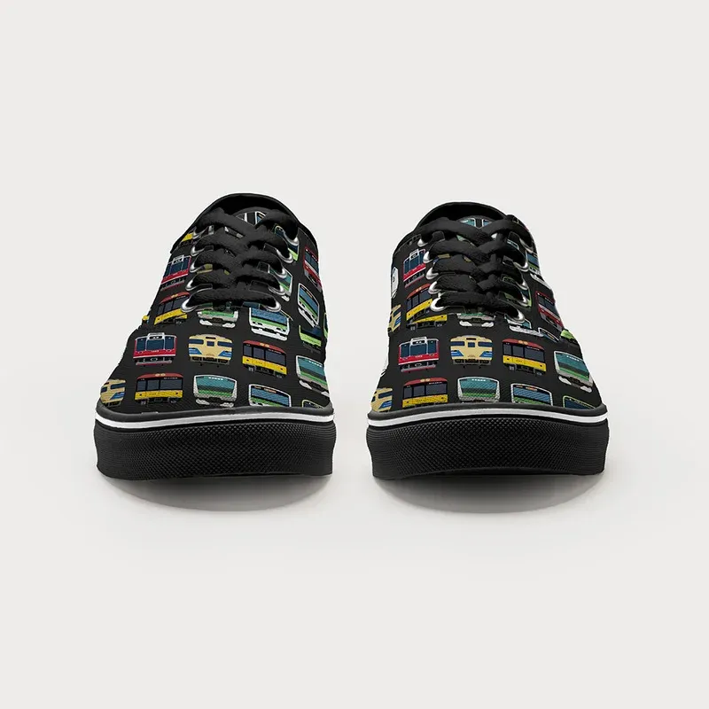 Tokyo-Tiger Japanese Traditional Trains Canvas Shoes