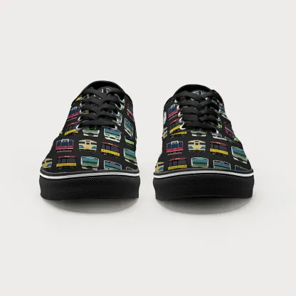 Tokyo-Tiger Japanese Traditional Trains Canvas Shoes