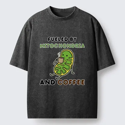 Tokyo-Tiger Two Sources Energy Funny Meme Washed T-Shirt