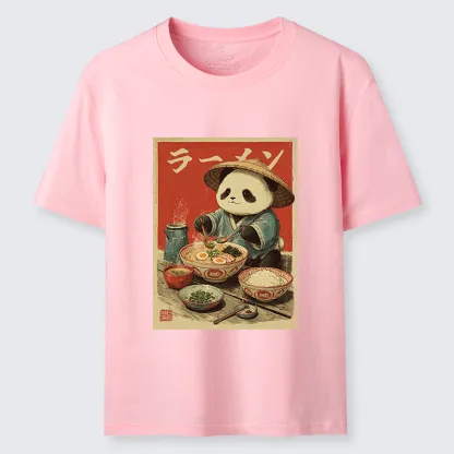 Tokyo-Tiger Panda Enjoying Ramen Classic T-Shirt