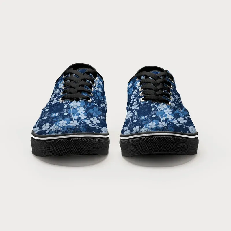 Tokyo-Tiger Midnight Blossoms Canvas Shoes