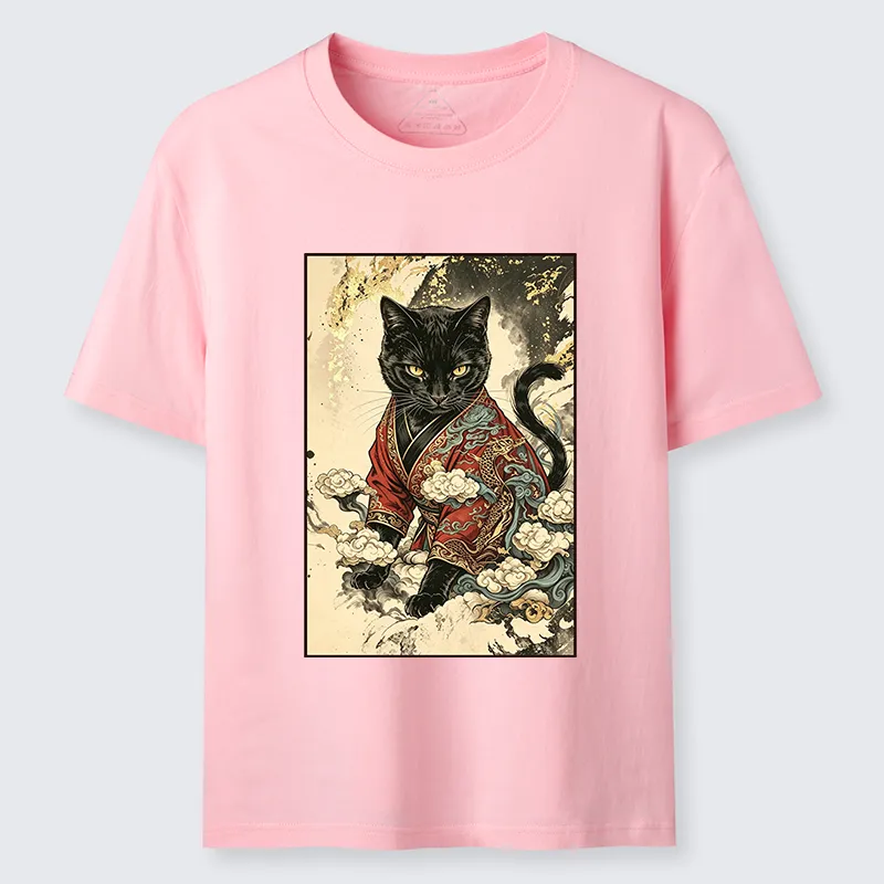 Tokyo-Tiger Traditional Robe Cat Art Classic T-Shirt