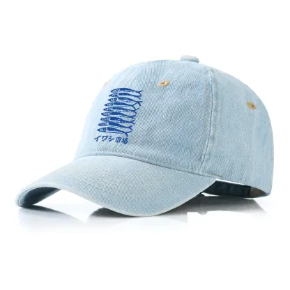 Tokyo-Tiger Sardine Market Denim Cap