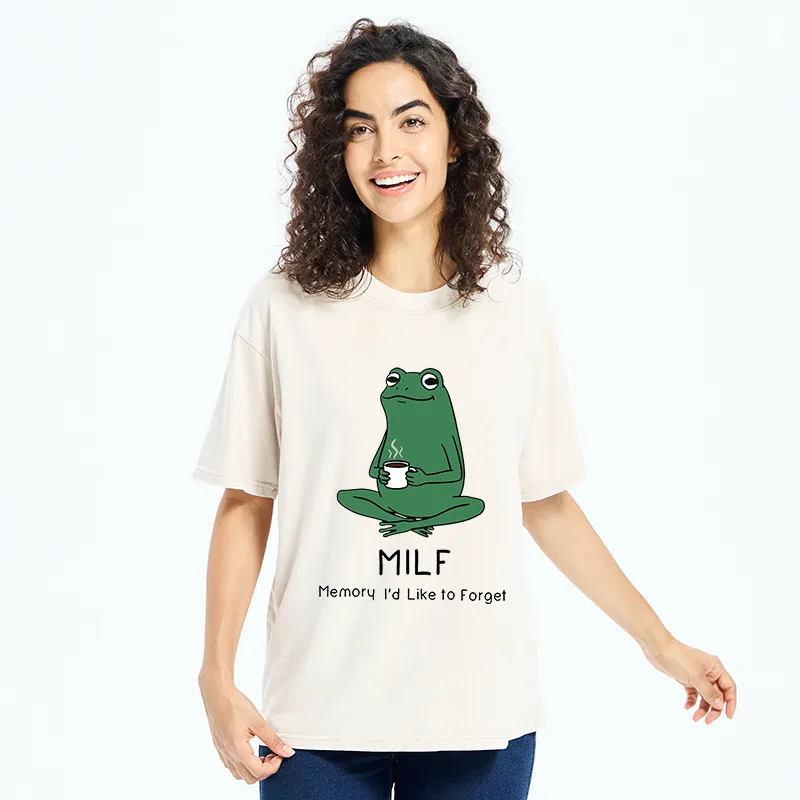 Tokyo-Tiger MILF Funny Washed T-Shirt