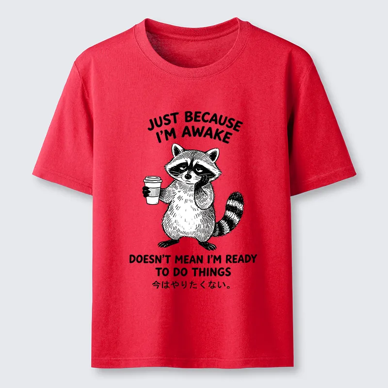 Tokyo-Tiger Tired Raccoon Coffee Classic T-Shirt