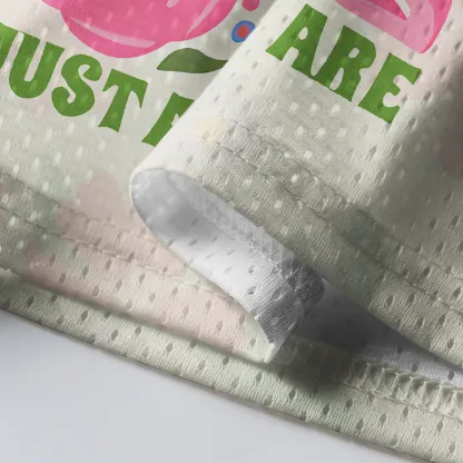 Tokyo-Tiger "You Are Enough" Self-Love Floral Mesh Jersey