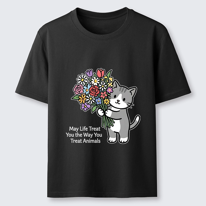 Tokyo-Tiger Funny Cat Bouquet Classic T-Shirt