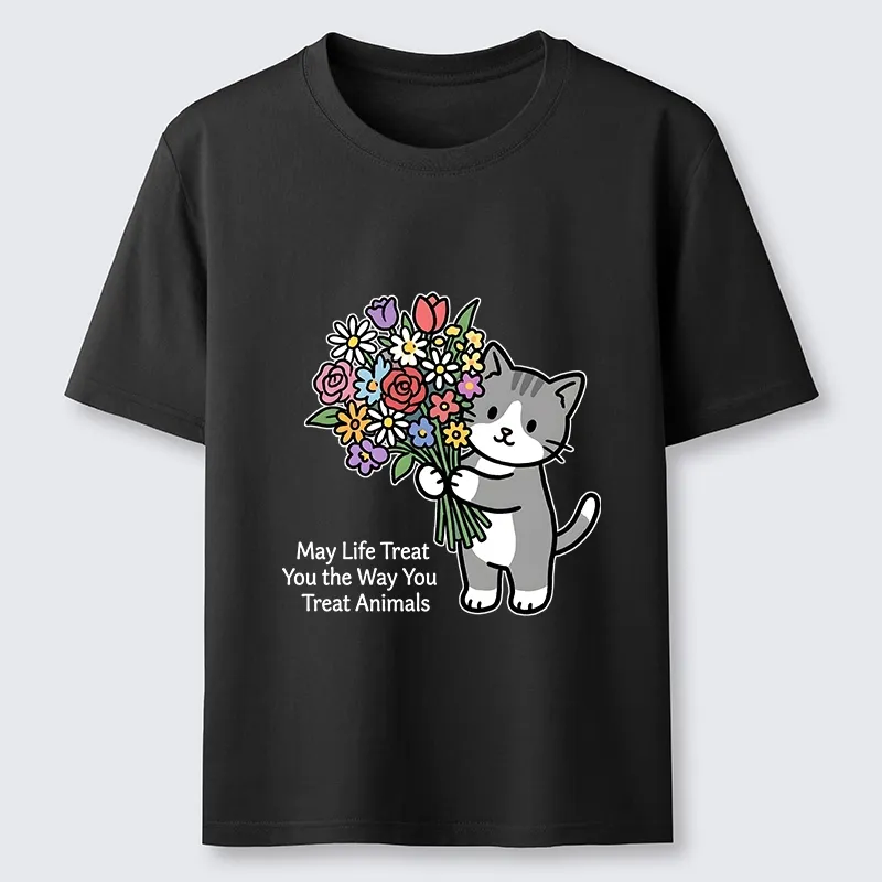Tokyo-Tiger Funny Cat Bouquet Classic T-Shirt