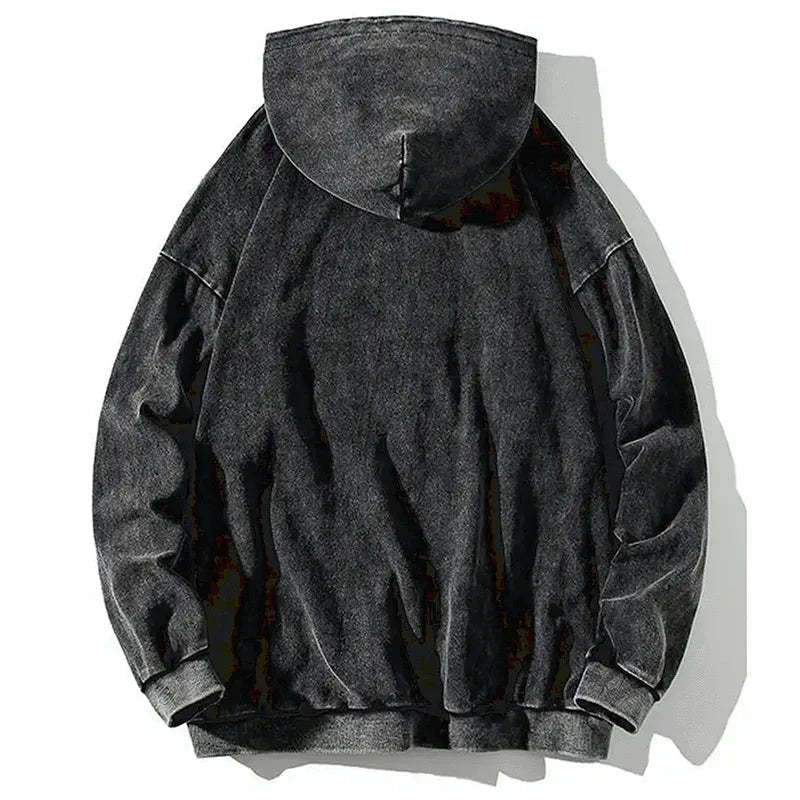 Tokyo-Tiger The Great Wave Washed Hoodie