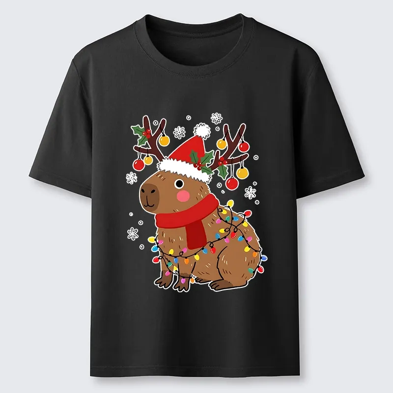 Tokyo-Tiger Cute Christmas Capybara Classic T-Shirt