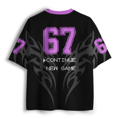Tokyo-Tiger Engine Time Game Mesh Jersey