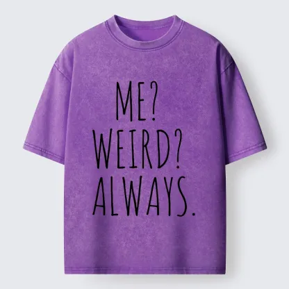 Tokyo‑Tiger Funny Weird Vibe Washed T‑Shirt