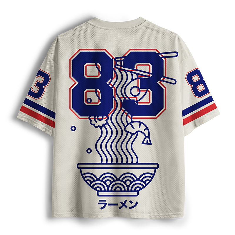 Tokyo-Tiger Yummy Ramen Mesh Jersey