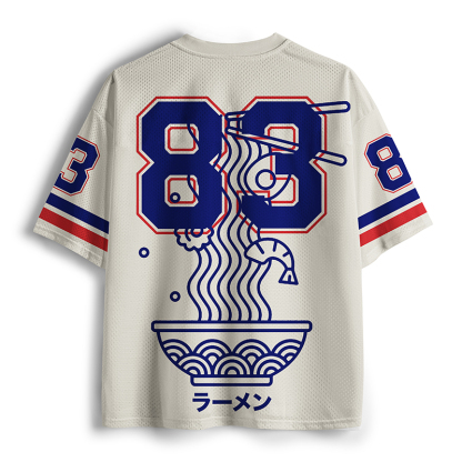 Tokyo-Tiger Yummy Ramen Mesh Jersey
