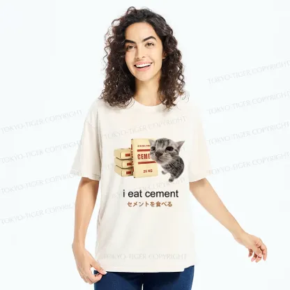 Tokyo-Tiger Funny Cat Meme Washed T-Shirt