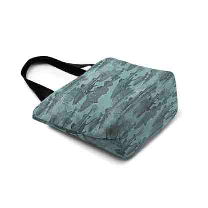 Tokyo-Tiger Vintage Fish School Zipper Tote Bag