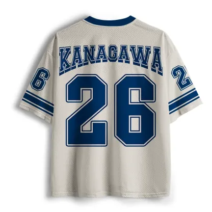 Tokyo-Tiger Ukiyo-e Ocean Waves Japan Mesh Jersey