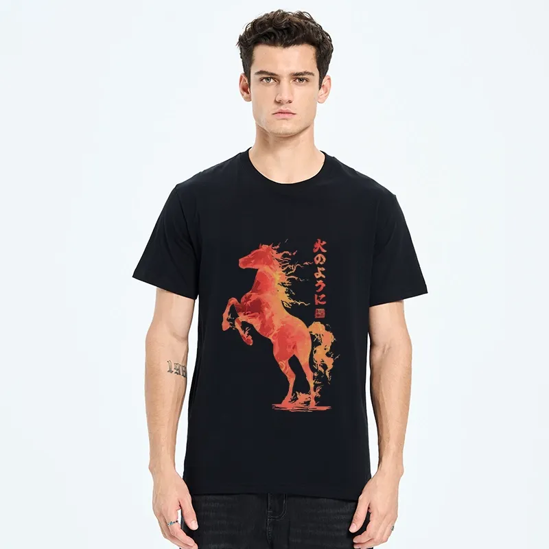 Tokyo-Tiger Fire Horse Japanese Art Classic T-Shirt