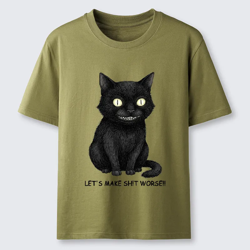 Tokyo-Tiger Mischief Black Cat Meme Classic T-Shirt
