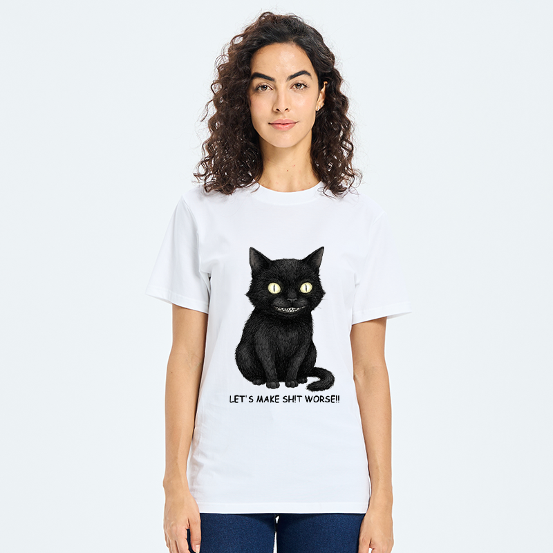 Tokyo-Tiger Mischief Black Cat Meme Classic T-Shirt