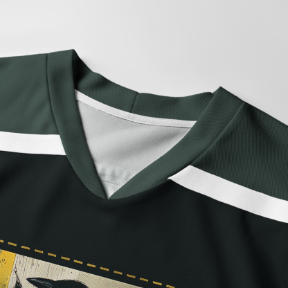 Tokyo-Tiger The Cat And The Crow Are Planning To Rule The World Long-Sleeve Hockey Jersey