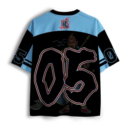 Tokyo-Tiger Dragon Lion Traditional Art Mesh Jersey