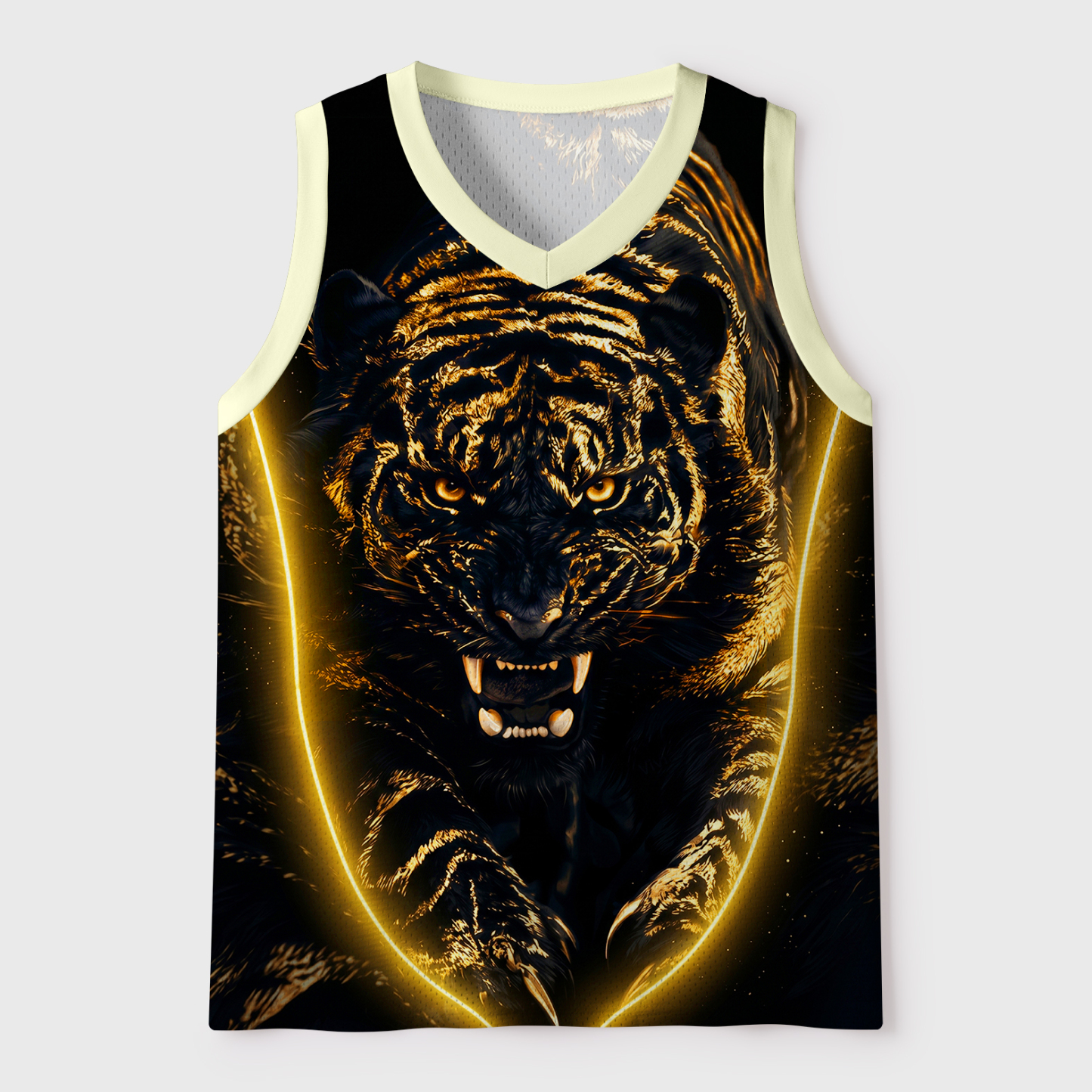 Tokyo-Tiger Surviving Only By Borrowed Tiger Power Mesh Tank Top Sale