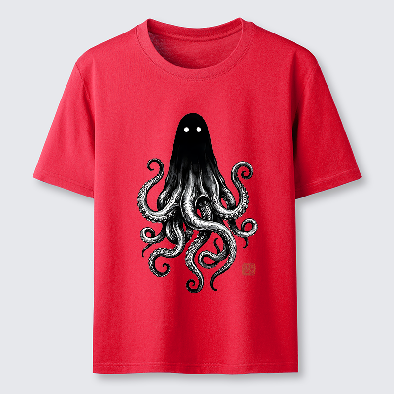 Tokyo-Tiger Spooky Ghost Octopus Classic T-Shirt