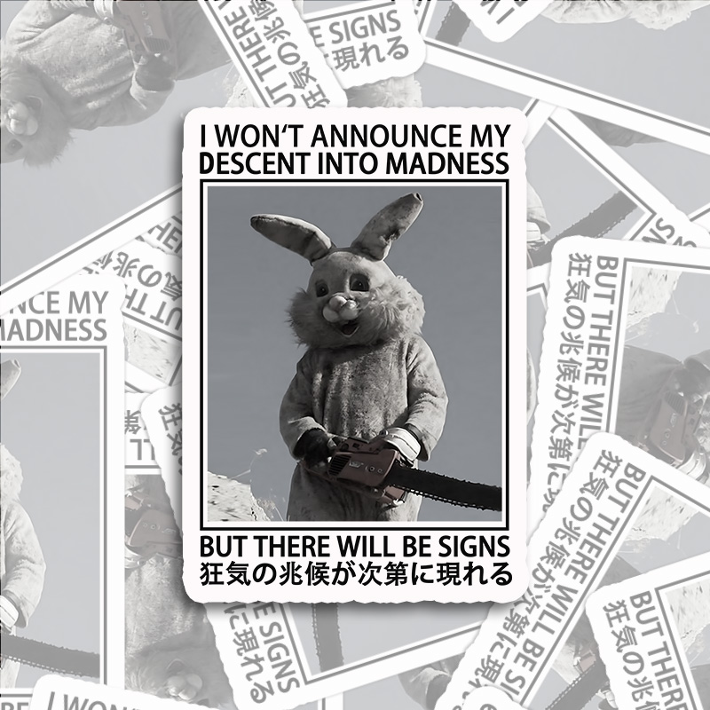 Tokyo-Tiger Rabbit Goes Into Madness Sticker