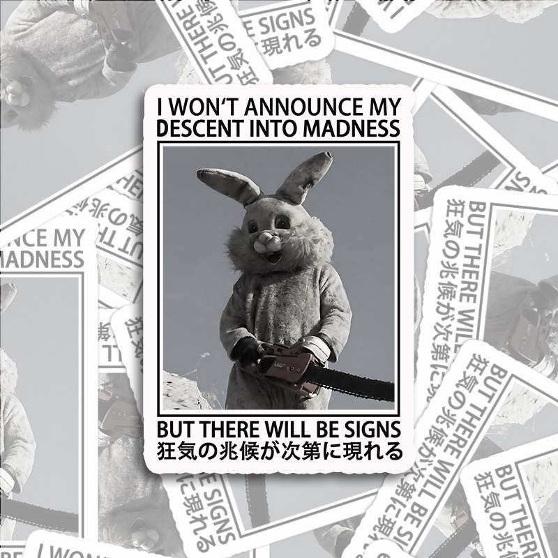 Tokyo-Tiger Rabbit Goes Into Madness Sticker