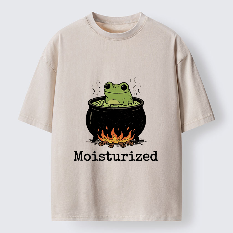 Tokyo-Tiger Funny Frog In A Pot Meme Washed T-Shirt