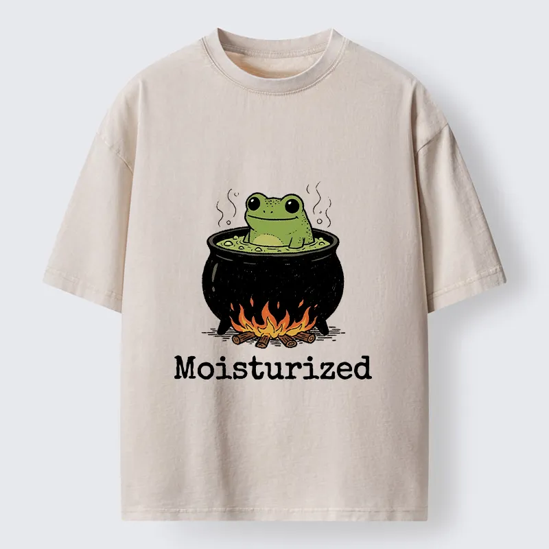 Tokyo‑Tiger Funny Frog In A Pot Meme Washed T‑Shirt Sale