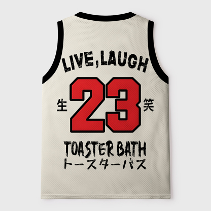 Tokyo-Tiger Funny Electric Shock Skeleton Mesh Tank Top