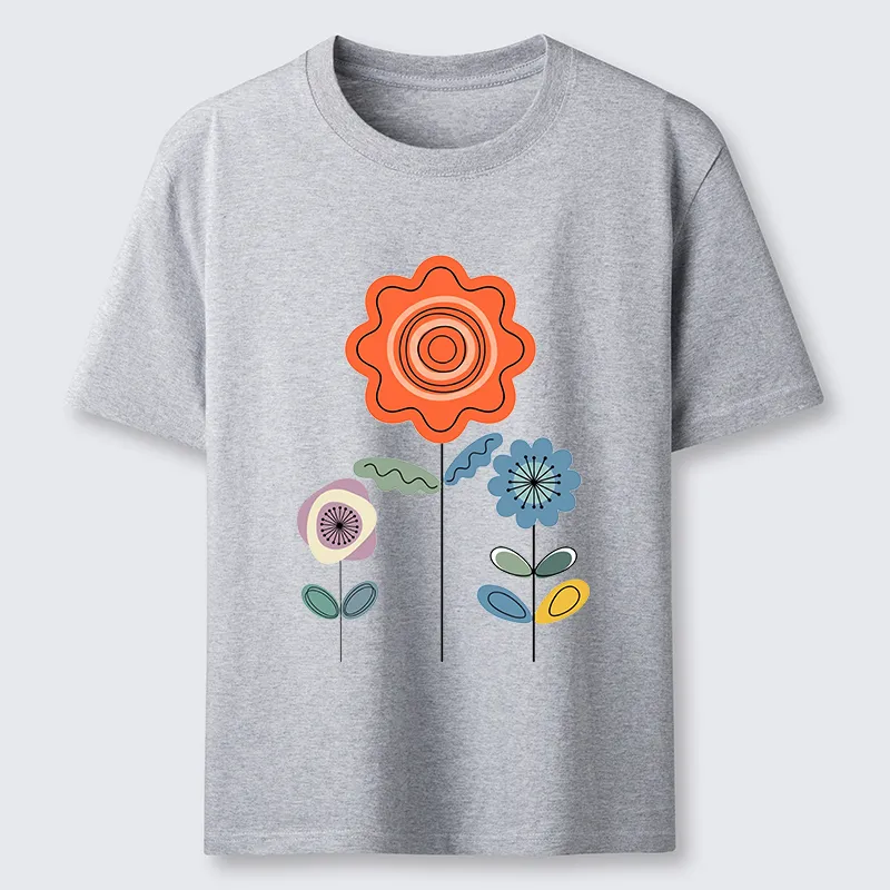 Tokyo-Tiger Retro Floral Art Classic T-Shirt